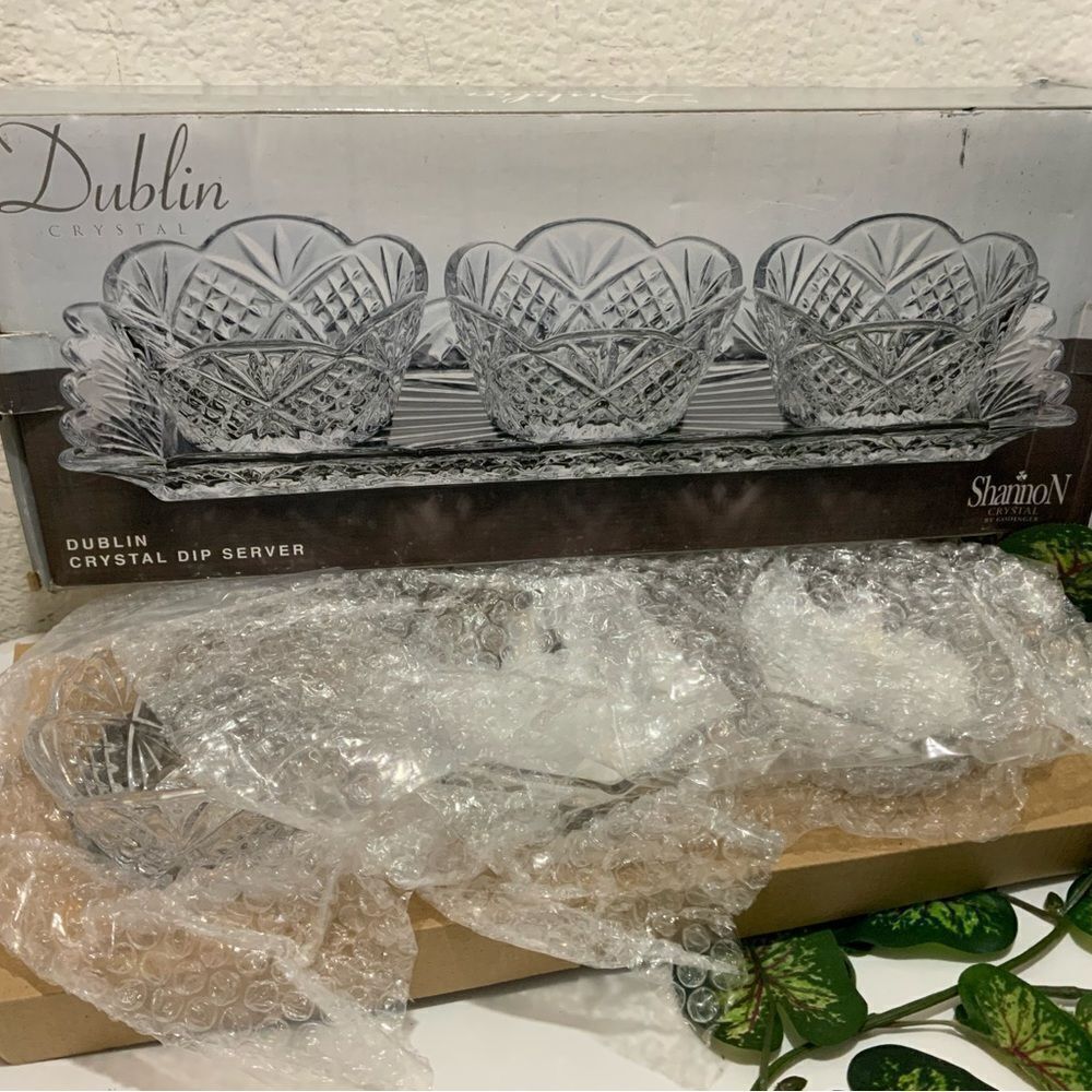 Godinger Dublin 4-piece Relish Server Serving Tray Set